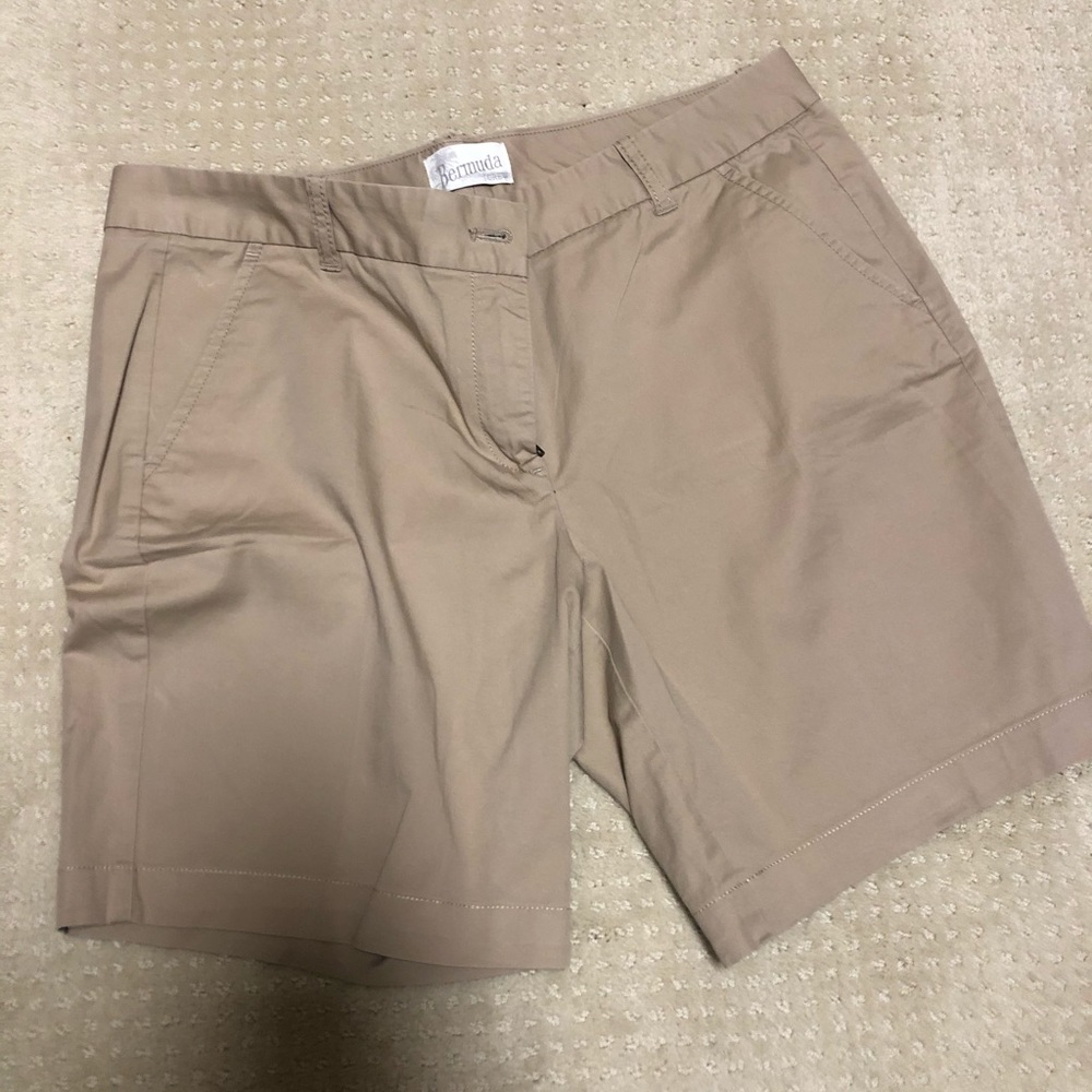 Khaki J crew shorts